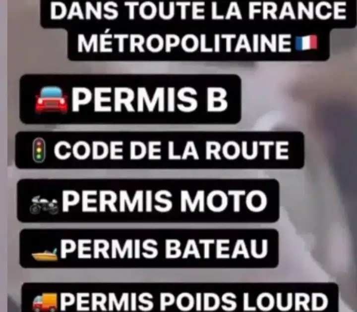 acheter le permis de conduire